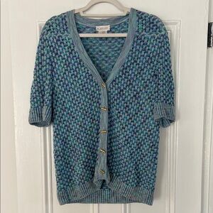 Lightweight St John Sport Short-sleeved Knit Sweater